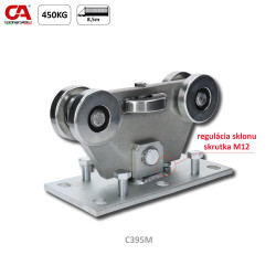 Vozík MEDIO KLASIK pre C-profil 98x98x5mm samonosného systému Combi Arialdo posuvných brán 500kg Vozík MEDIO KLASIK pre C-profil 98x98x5mm samonosného systému Combi Arialdo posuvných brán 500kg